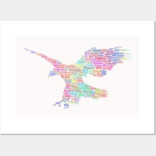 Eagle Bird Free Wildlife Text Word Cloud Posters and Art